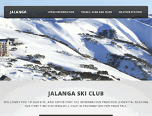 Tablet Screenshot of jalangaskiclub.com